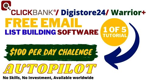 FREE Email List Building Software To Generate $100+ With A Single Click ✉[1 of 5 Tutorial]