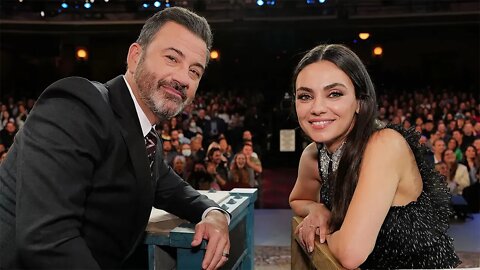 Mila Kunis gets booed during an appearance on Jimmy Kimmel Live! to promote 'Luckiest Girl Alive' mo