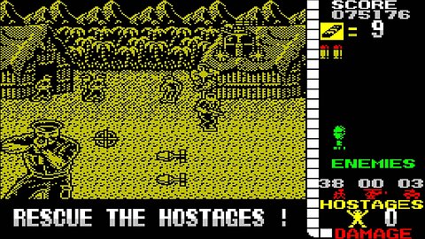 Operation Wolf ZX Spectrum Video Games Retro Gaming Arcade 8-bit
