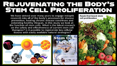 Rejuvenating the Body's Stem Cell Proliferation