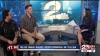 Blue Man Band Performing in Tulsa