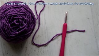 The easiest and fastest way to make the Magic Circle/ Loop for crochet