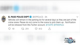 El Paso tweeting updates about the shooting