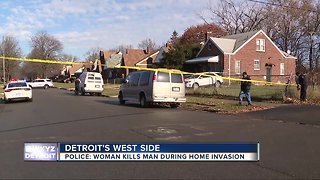 Police: woman kills man during home invasion in Detroit