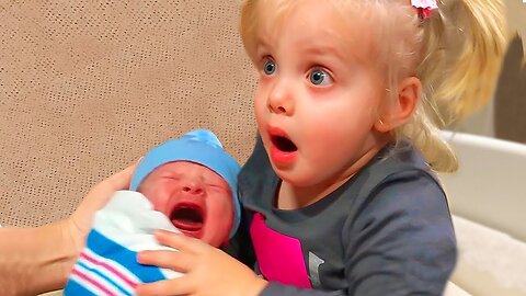 Legendary Moments When Kids Meet Newborn Babies - Funny Baby Siblings | Cute Baby 2023