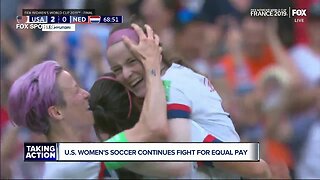 U.S. Women's Soccer continues fight for equal pay