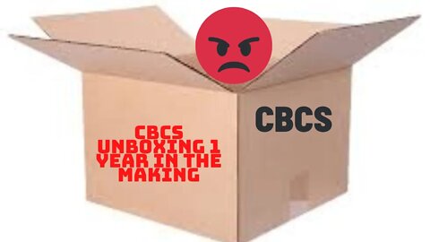 A CBCS UNBOXING 1 YEAR IN THE MAKING