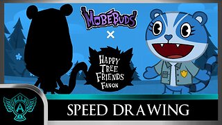 Speed Drawing: Happy Tree Friends Fanon - Pyouh | Mobebuds Style