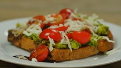 Italian Caprese Avocado Toast