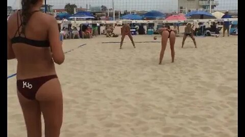 Women's Beach Volleyball Marilyn Heaven Paige Serena 06