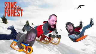 🔴LIVE - SLED RACES - Sons of The Forest!