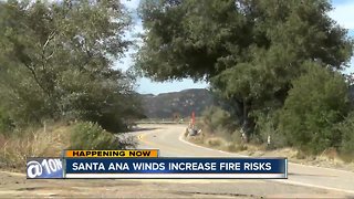 Santa Ana winds continue to swirl across county