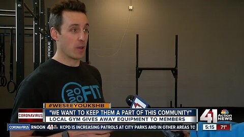 Prairie Village gym gives equipment to members for at-home workouts