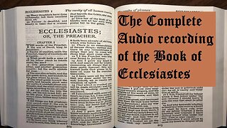 Ecclesiastes: Satan hates the word of God! Audio book
