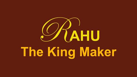 Rahu and Big Wealth in Vedic Astrology Part II (The Bondage)