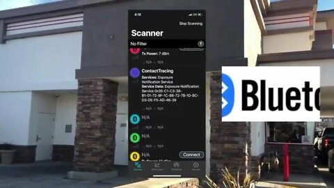 BLUETOOTH CHALLENGE - SCANNING VACCINATED MAC ADDRESSES AT IN N OUT BURGER