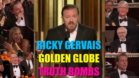 RICKY GERVAIS GOLDEN GLOBE TRUTH BOMBS ABOUT HOLLYWOOD