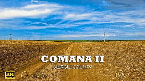 Comana - Prundu - Vlad Tepes XC ride | Soft house music | 4k Virtual Tour | 🇷🇴