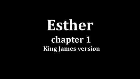 Esther 1 King James version