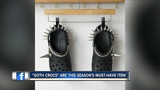 Goth Crocs are season's new must-have