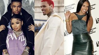 chris brown said fans are still mad over rihanna but supports blueface and chrisean rock