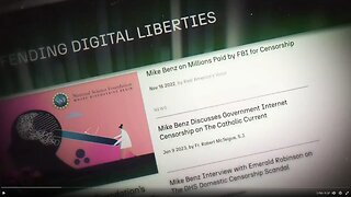 2 minutes summary of Mike Benz's life and the censorship industrial complex