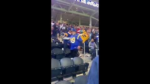 "Viscous" Rams fan knocks out Titans and Rams fan