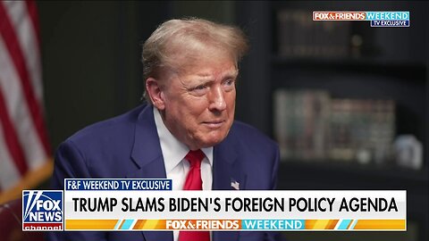 Trump: The World Respected Me, No One Respects Biden