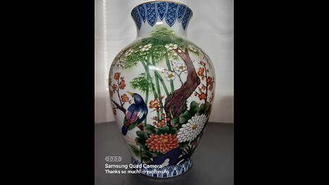 Vintage Japanese Handcrafted Vase