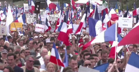 France Rising Up -Vaccine Mandate protests nationwide