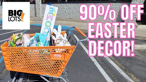 BIG LOTS | STARTED TODAY! | 90% OFF EASTER | SHOP WITH ME! @biglots #BIGLOTS