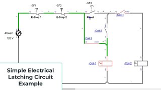 Simple Electrical Latching Circuit Example