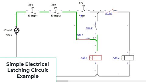 Simple Electrical Latching Circuit Example