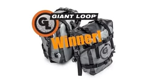 WINNER of the Giant Loop MotoTrekk Panniers!