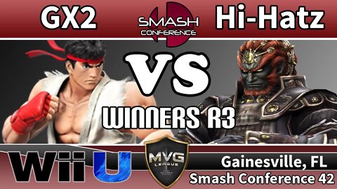 GX2 (Ryu) vs. Hi-Hatz (Ganondorf) - SSB4 Winners R3 - Smash Conference 42