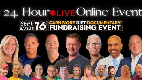 Carnivores Unite: Live Record-Breaking 24 Hour Online Event #carnivore #carnivorediet #weightloss