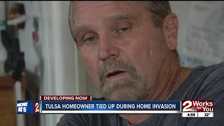 Tulsa homeowner tied up during home invasion