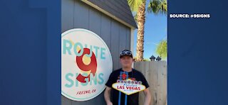 Route 9 Signs brings Fabulous Las Vegas sign back to life