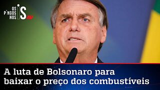 Bolsonaro revela que política de preços da Petrobras pode ser mudada