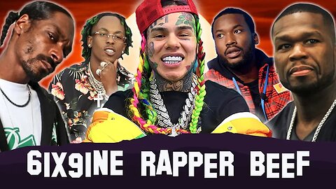 6ix9ine Beef With Other Rappers (Rich The Kid, Meek Mill, Snoop Dogg & More)