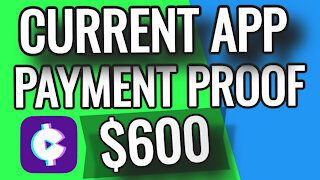 $100 CURRENT CASH REWARDS APP Payment PROOF Current App Money Make Money Listening To Music FREE APP