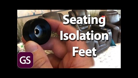 Home Theater Seating Isolation Feet Testing With Buttkicker and Bass Shaker