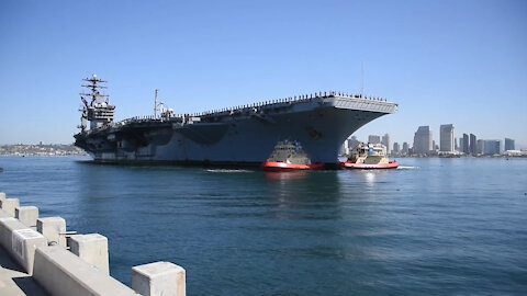 USS Nimitz (CVN 68) Arrives to San Diego