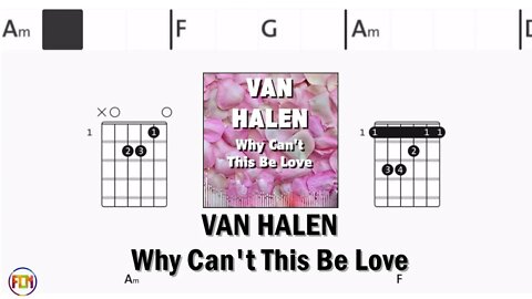 VAN HALEN Why Can't This Be Love FCN GUITAR CHORDS & LYRICS