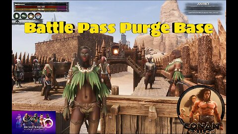 Conan Exiles battle pass Purge base test 2 #Boosteroid #conanexiles