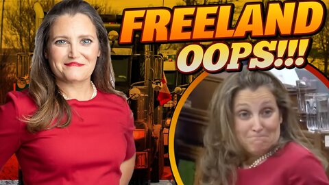 Incredible Moment Freeland Gets Embarrassed During Live Broadcast