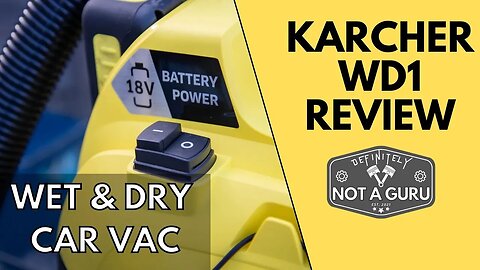 Karcher WD1 Review | Handheld Battery Wet & Dry Car Vacuum Cleaner