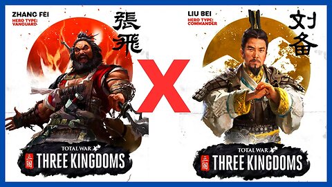 Total War : Three Kingdoms Duels | Zhang Fei VS Liu Bei - O Bêbado e o Nobre