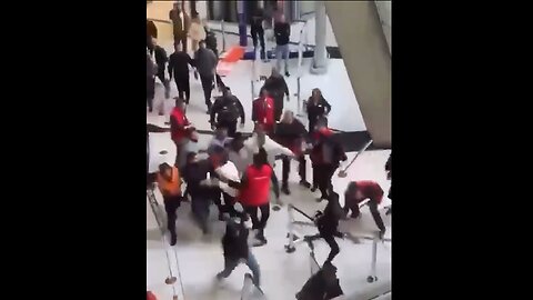 Deportation riots at French Airport