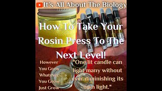 How To Take Your Rosin Press To The Next Level!